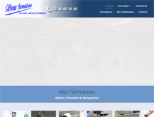 Tablet Screenshot of ceforas-formation.com